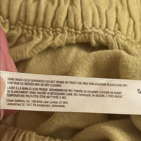 FREE PEOPLE Quinn Culottes In Fava Bean Size Large - Picture 11 of 16